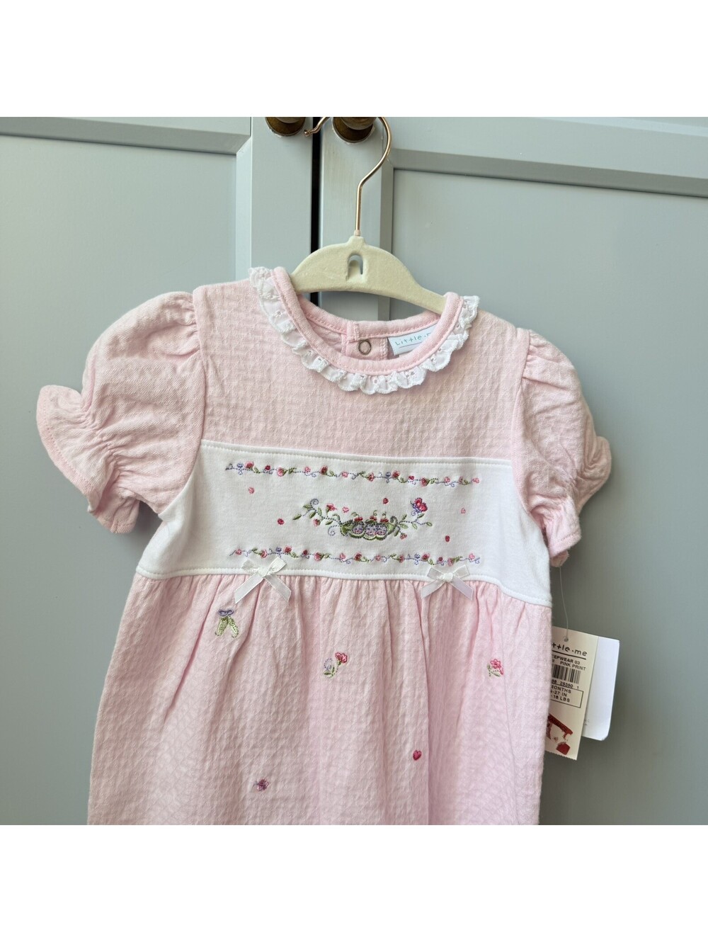 VTG "Sleep N Play" Little Me Romper 6M One Piece Peas in a Pod Infant NWT - Picture 1 of 6